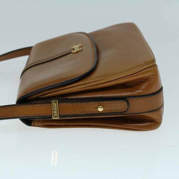 BALLY Shoulder Bag Leather Brown Auth ac2272 - Picture 3 of 16